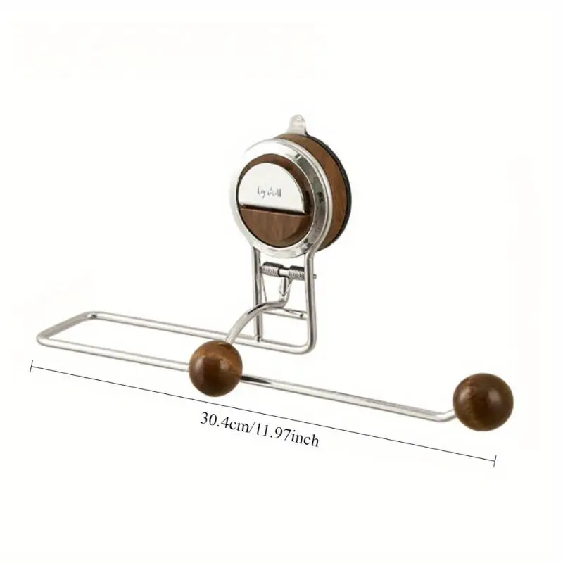 Suction Cup Kitchen Paper Towel Holder Stainless Steel Toilet Paper Holder Tissue Hanger Roll Holder For Bathroom Accessories view 6