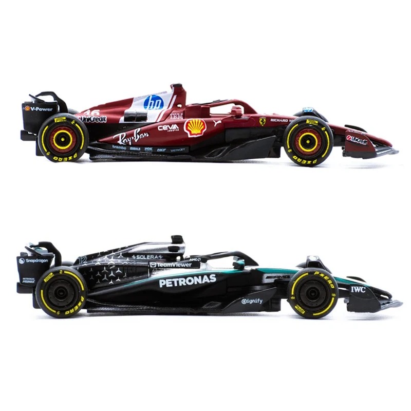 جديد Bburago 1:64 2025 F1 نموذج سيارة الأسترالية GP MCL39 W16 Bahrain GP RB21 SF-25 أنطونلي هاميلتون سبيكة دييكاست سيارة دمى هدايا #3