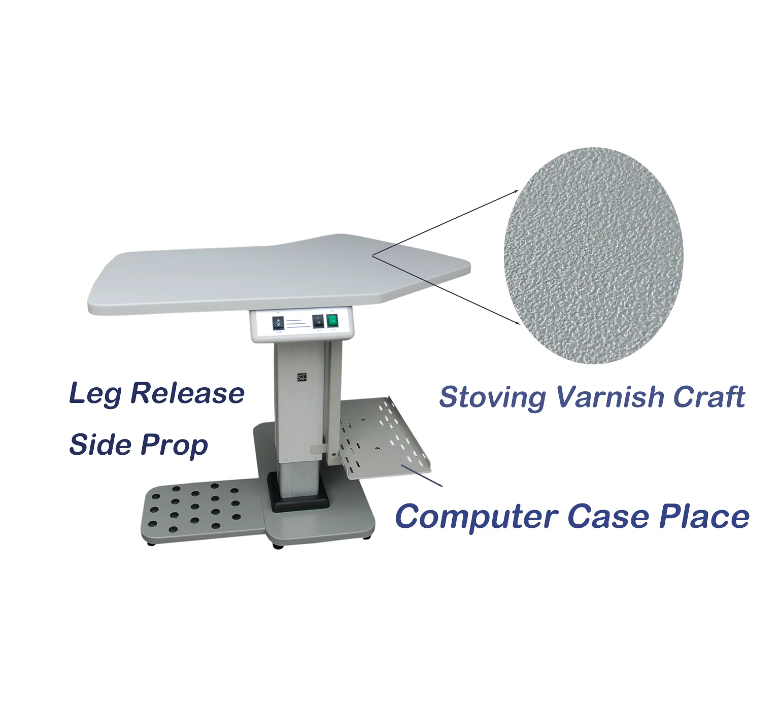 Ophthalmology Anti-leg-collision Feature Adjustable Ophthalmic Instruments Table TB-S560