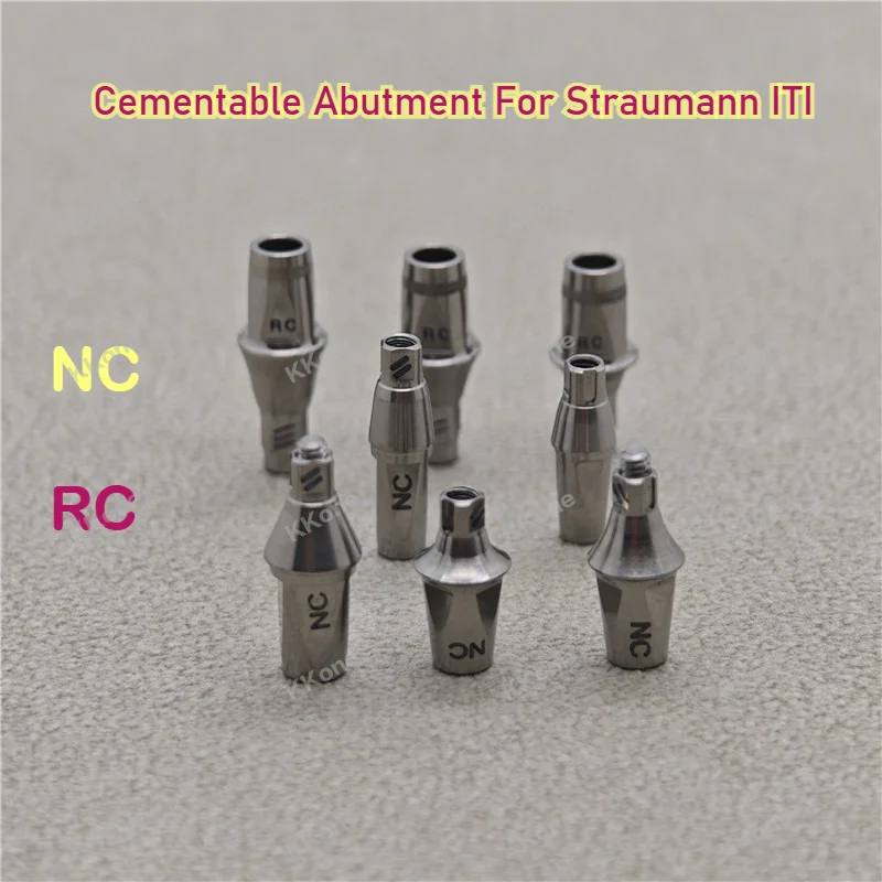 

10Sets Dental Cementable Abutment For Straumann ITI NC RC Cement-Retained Restoration Components Dental Clinic Supplies