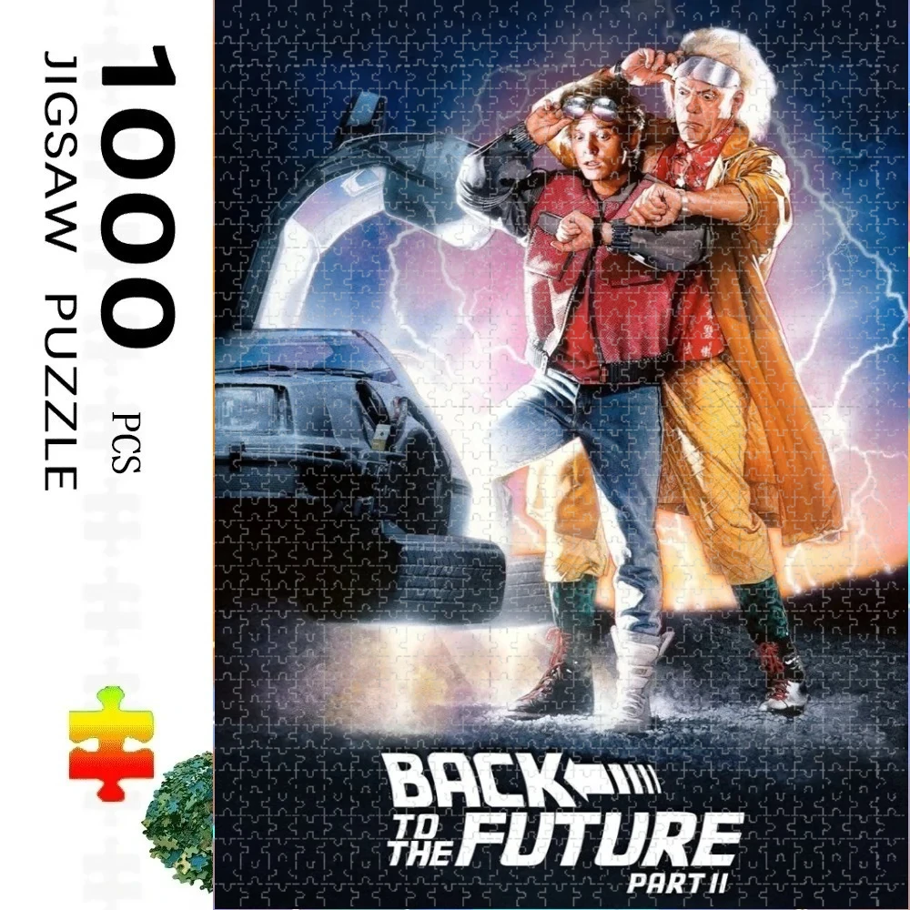 

1000 Pieces Back To The Future Jigsaw Puzzle Home Decor Adults Puzzle Games Family Fun Floor Puzzles Educational Toys for Kids