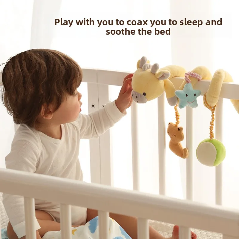 ألعاب معلقة لسرير الحيوانات الجديدة حول السرير، قلادة عربة الأطفال سرير التعليم المبكر للأطفال حول المكان #2