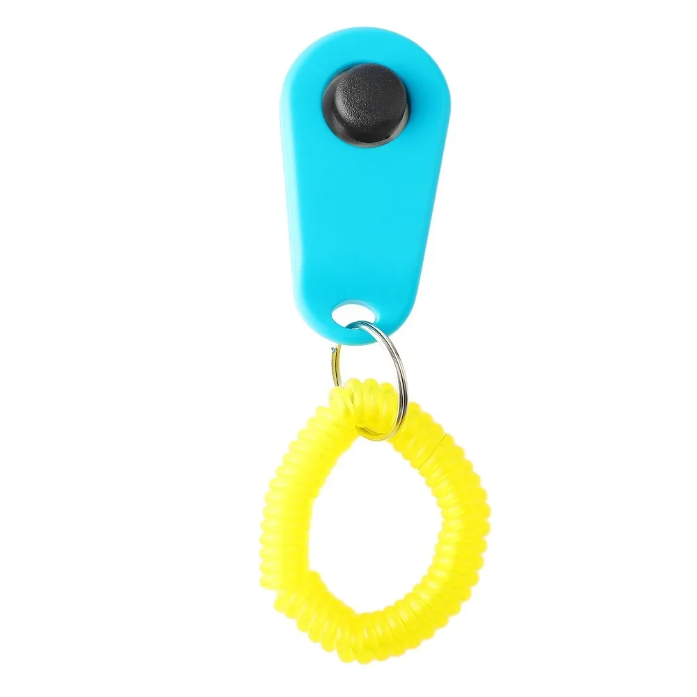 Lightweight Finger Ring Clicker Adjustable Loop ABS Sound Training Device Multi Colors Small Size Puppy Training Tool