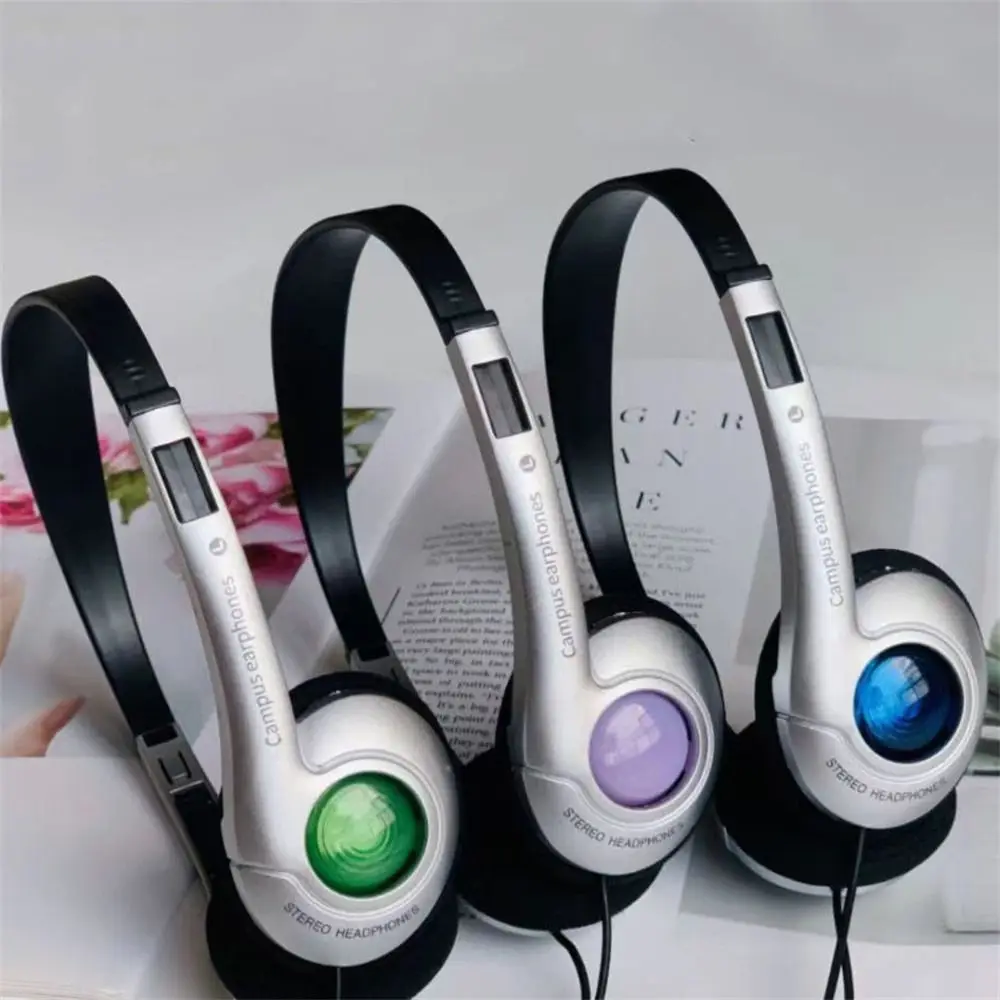 

Fashion Over Ear Retro Headset Millennium Wind Personality Y2K Headphone Type C Earbud Wired Headphone Lisening Music