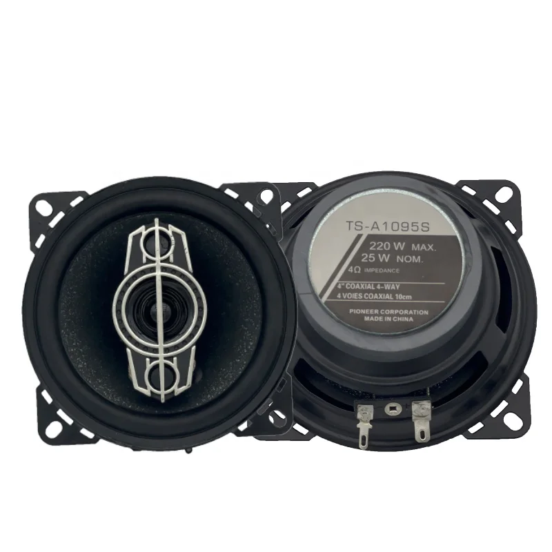 

Hot Selling Model 4 Inch Car Audio Coaxial Speaker TS-A1095S Popular Active 10cm Iron Speakers for Cars(1Pair speakers)