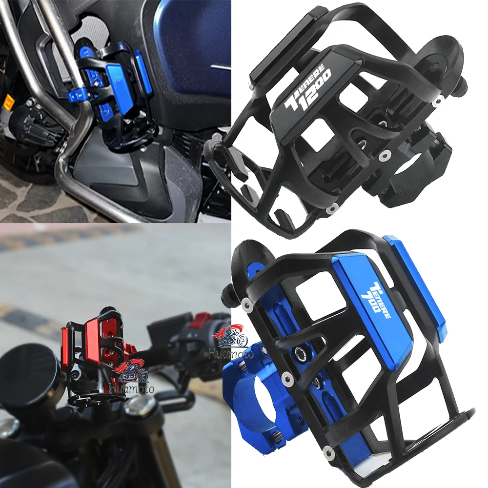

Держатель чашки для напитков для Yamaha TENERE 700 1200, Tenere 700 TENERE 1200, аксессуары, кронштейн для бутылки с водой с ЧПУ, детали для крепления