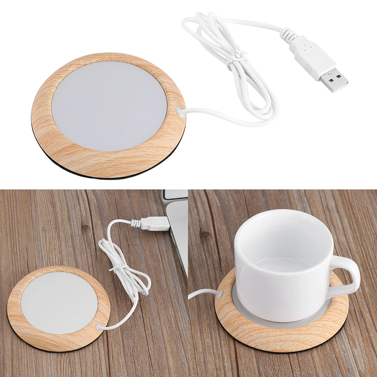 5V Mini Przenośny podgrzewacz kubków USB Mata do kawy Kubek Podgrzewacz Coaster Inteligentna termostatyczna płyta grzewcza Mleko Herbata Woda