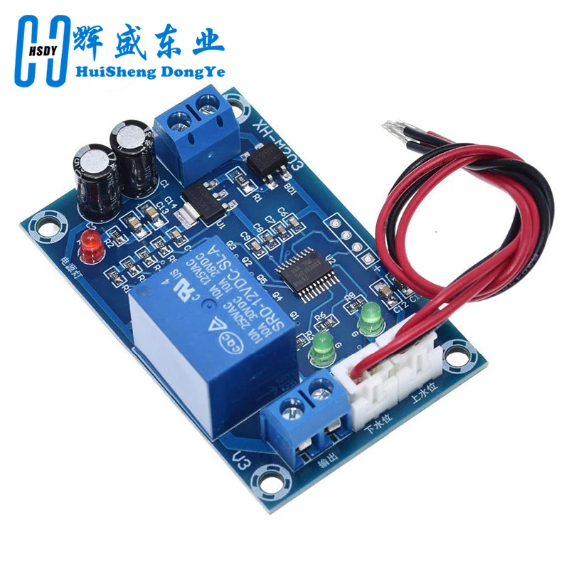 XH-M203 water level controller automatic water level controller water level switch level water pump controller 12V Relay Output