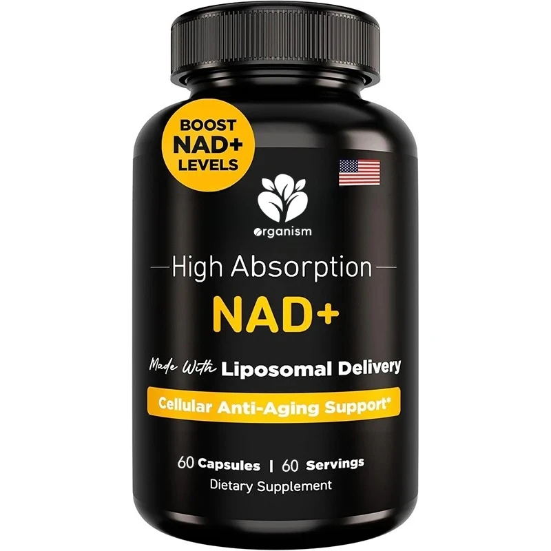 

NAD+ (ананотитинамид аненин динклеотид) поддержка антивозрастной ячейки, энергия, концентрация -60 капсул