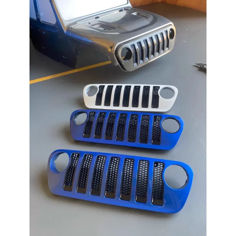 

RLAARLO MK07 JK07 1/7 RC Crawler Original Classic Grille, Wrangler Style Front Mesh Grill Upgrade Parts for RC Car