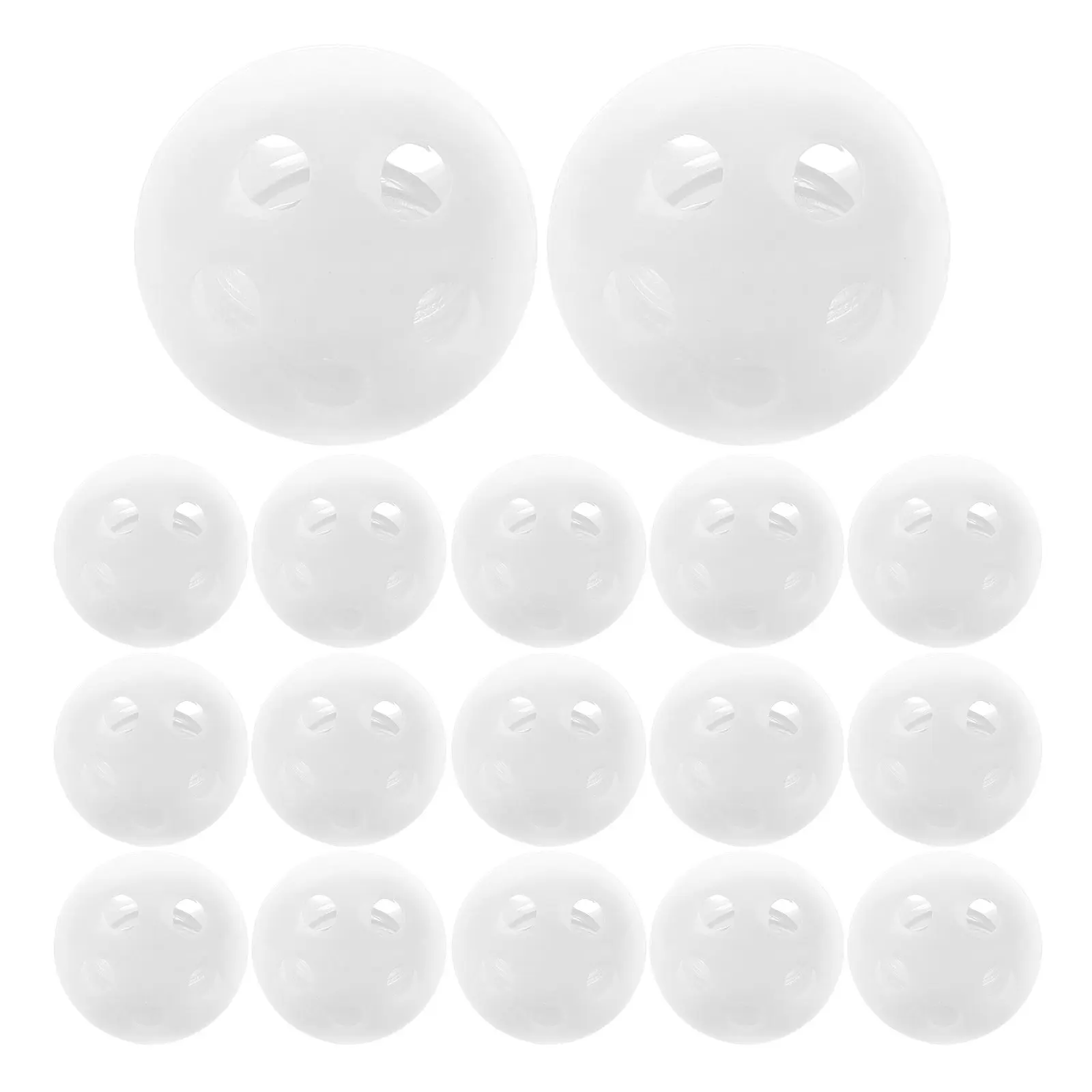 50 unidades de bolas de repuesto con sonido para accesorios de animales, fabricantes de ruido, decoración artesanal, bolas de campana insertables