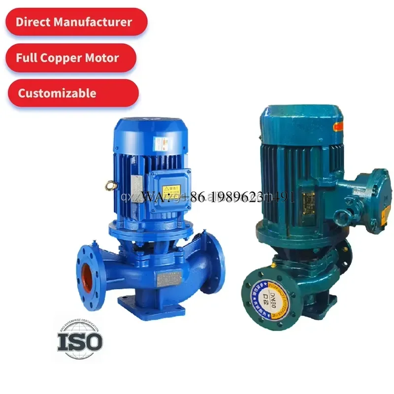 Wmwmnu for Raw Water End Suction High Pressure Low Vibration Circulator 10 bar Powerful Clean Liquid Mono Commercial