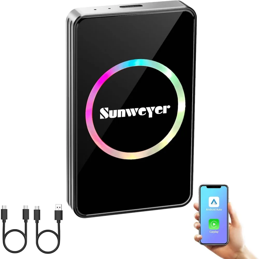 Streamers for Netflix, YouTube, Hulu, Disney+, Android Auto, LED, Dual WiFi Bluetooth, 3-in-1 Easy Setup