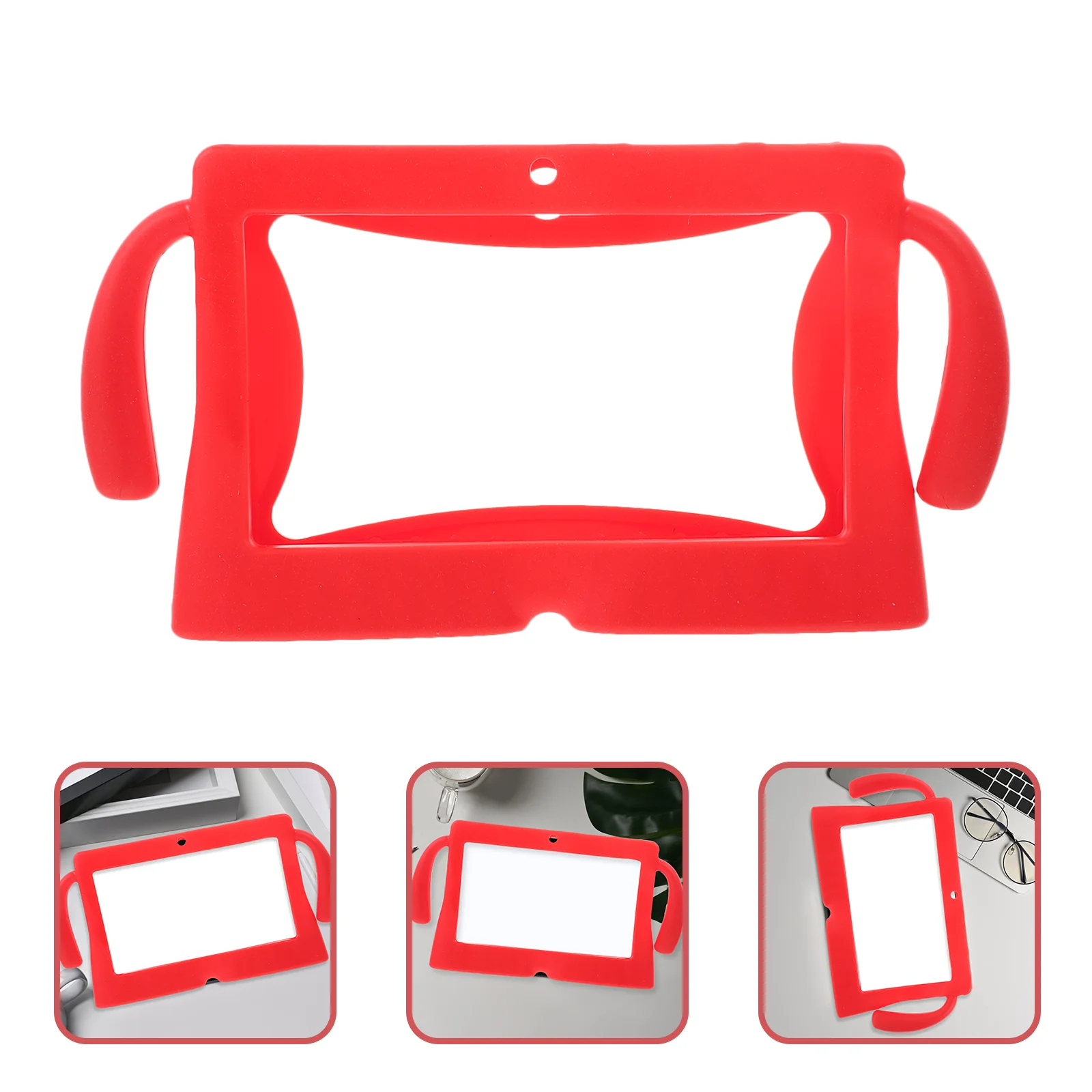 7 Inch Silicone Gel Tablet Cover Case for Q88 Kids Children Tablet PC (Red) tablet case tablet PC case