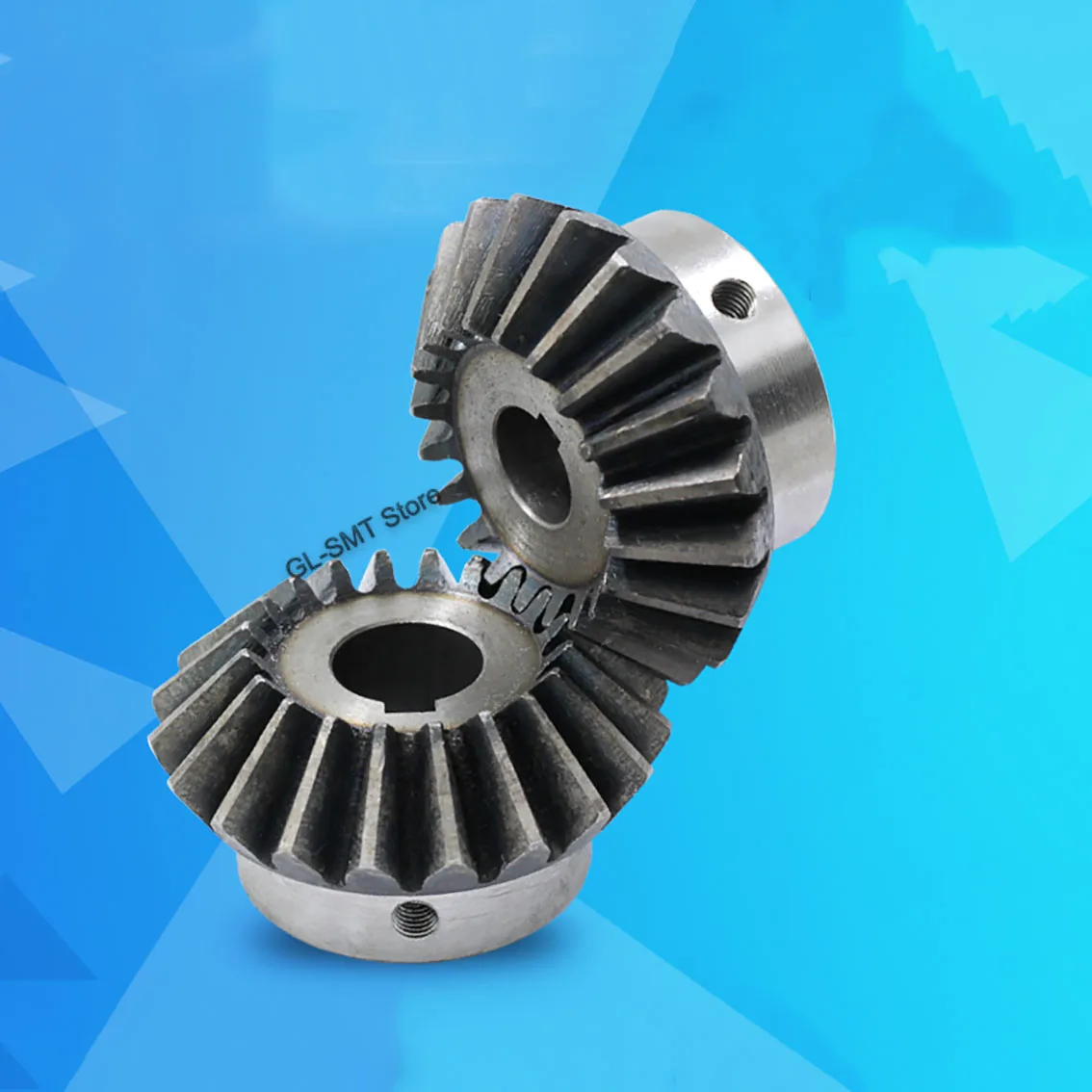 1Pcs 2 Module 25 Tooth Bevel Gear With Keyway 1:1 90 Degrees 45# Steel Mechanical Power Transmission Gear