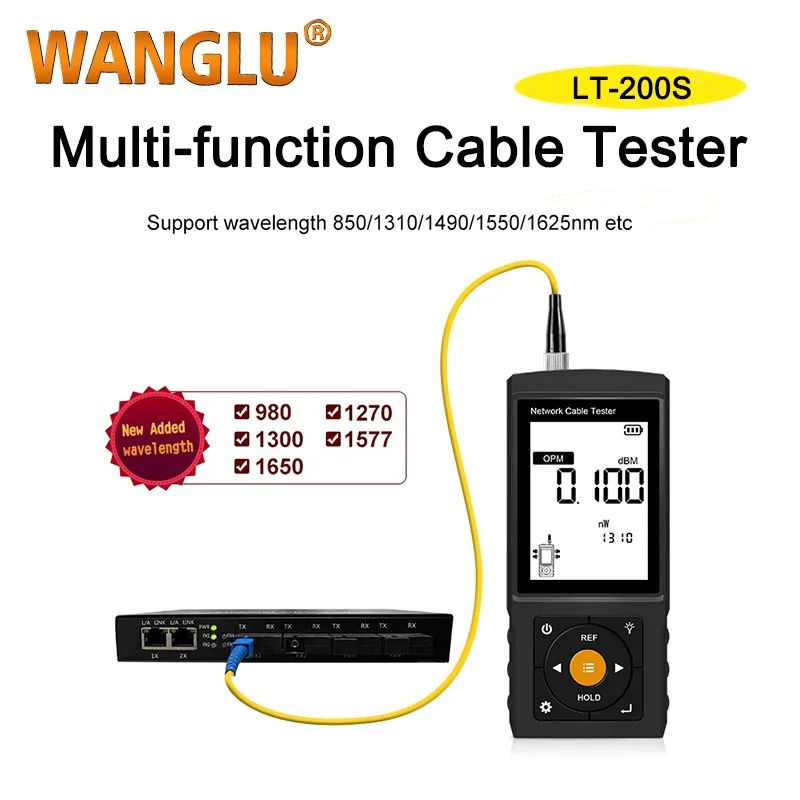 WANGLU Cable Tracer Tester RJ45 Cable Tester Optical Cable Tools Network Cable Tracker Networking Tools Tracker Network Tools