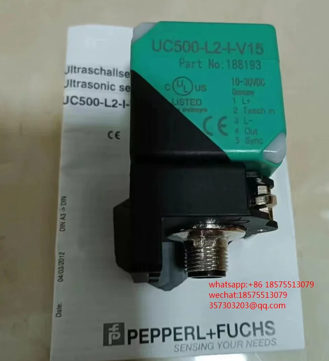 

FOR Pepperl+Fuchs UC500-L2-I-V15 Ultrasonic Sensor New 1 PIECE