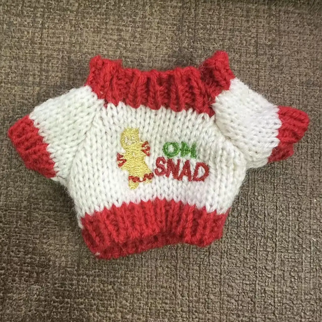 Pour la corée Kpop Exo Labubu idole poupées noël tricoté pull enfant cadeau 17 cm mignon Mini peluche poupée vêtements tenue accessoires