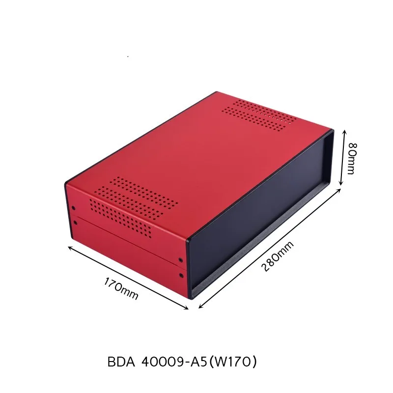 280x170x80mm DIY Junction Box Switch Distribution Case Custom Diy Iron Project Box Electronic Housing Instrument Box