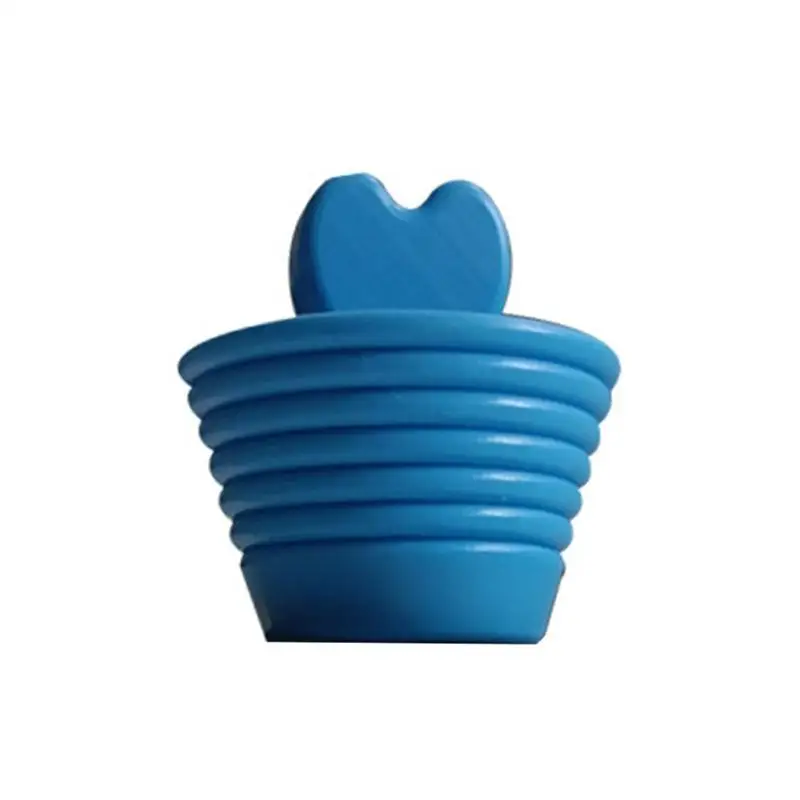 

652F Silicone Drain Plug for Bathtub Kitchen Sink Drain (Black/Blue/Light Gray/White)