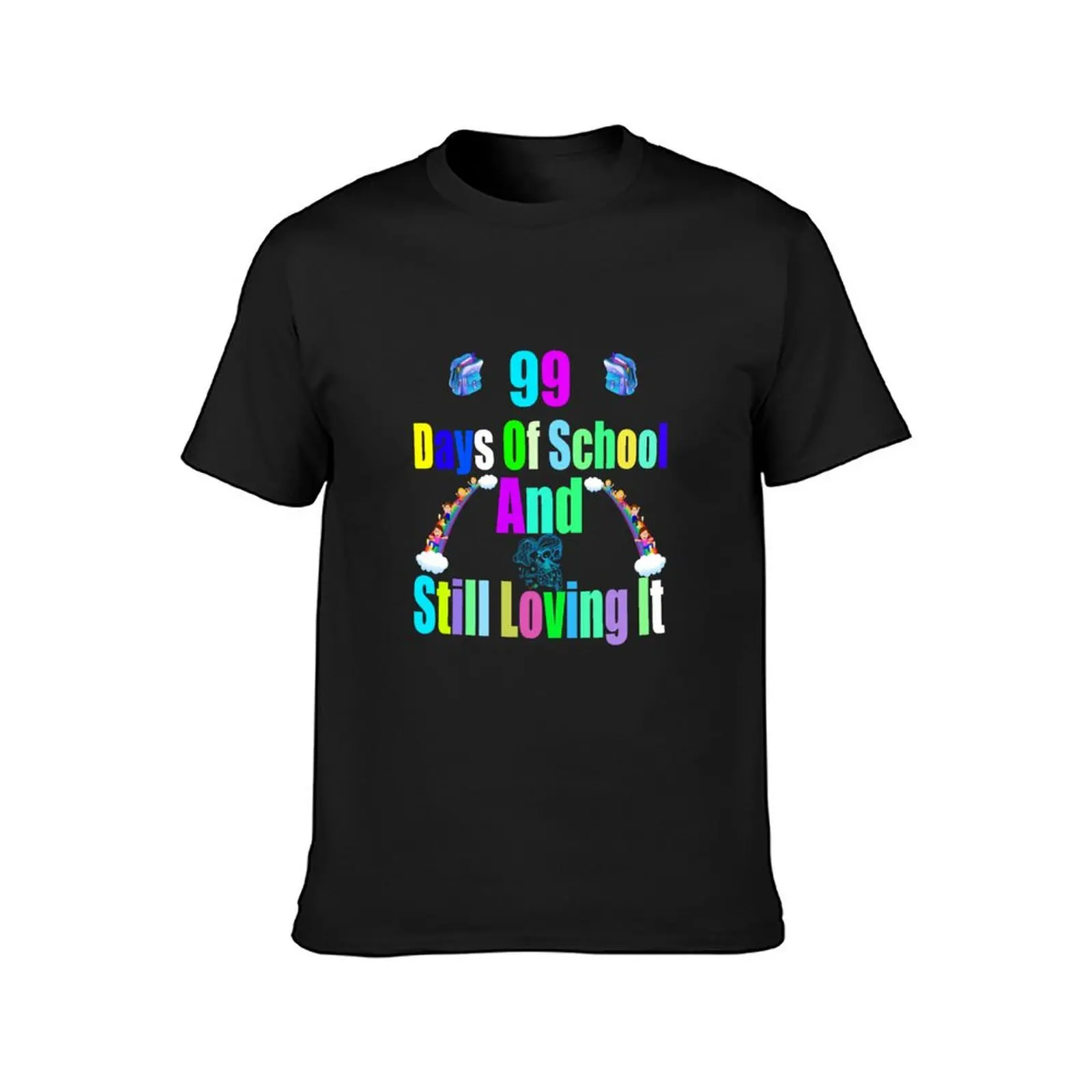 99 Days Of School And Still Loving It Hearts Teacher 100th T-Shirt anime summer tops plus sizes aesthetic clothes men clothing