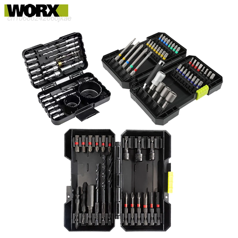 

Worx WA1620 21Pcs WA1626 26Pcs WA1149 42Pcs Drill Bit Sets Original Set for Works of Electricians Carpenters and Decorators