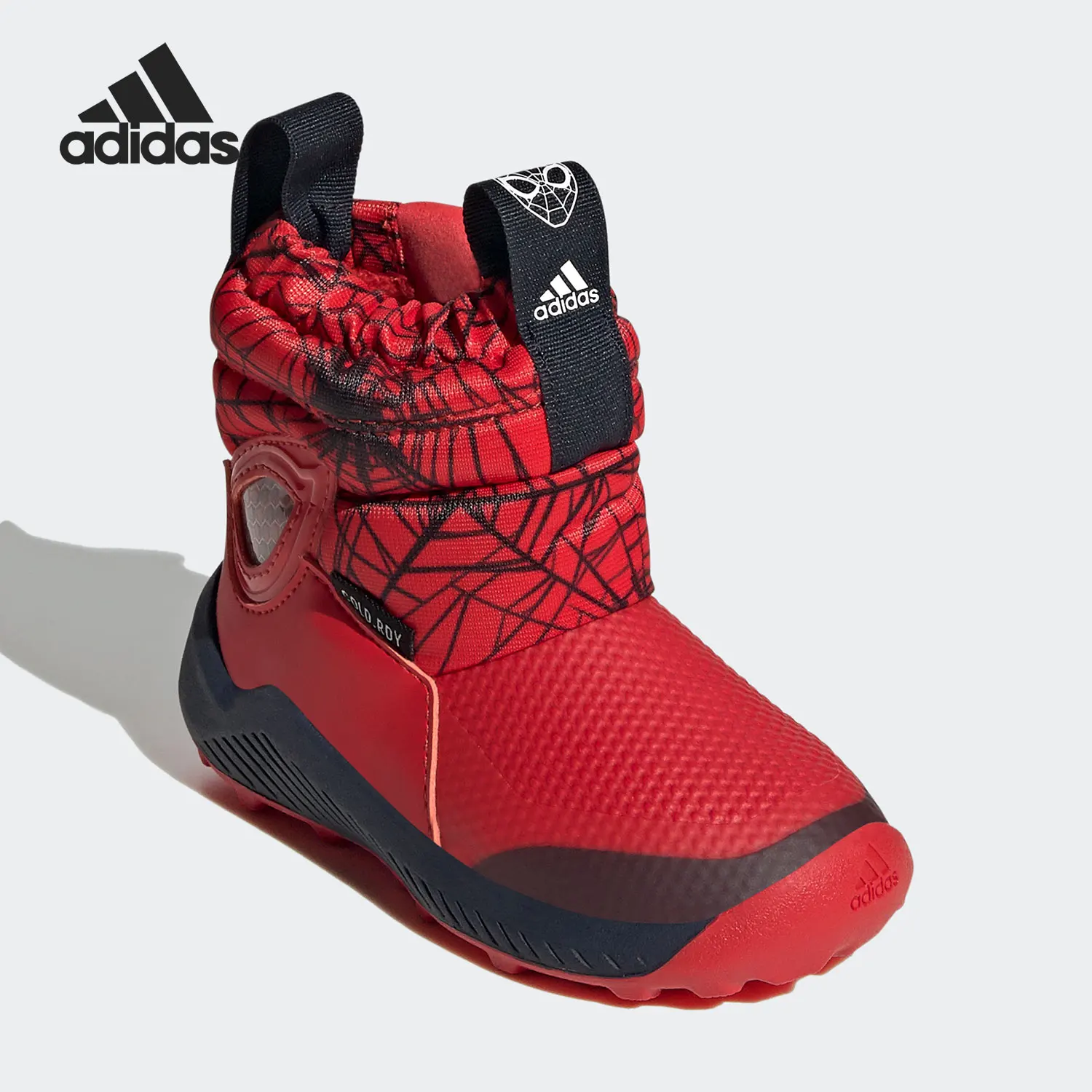 حذاء أديداس الأصلي للشتاء الجديد من Spider-Man ذو العلامة التجارية المشتركة للأطفال للثلج الدافئ FV4271 #4