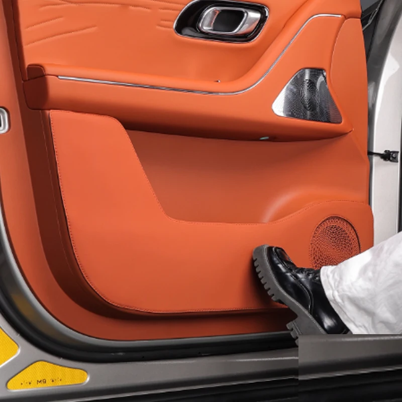 

For Geely Galaxy M9 2025 2026 Leather Anti Kick Pad for Car Doors Interior Anti-wear Pad Protective Interior Accessories