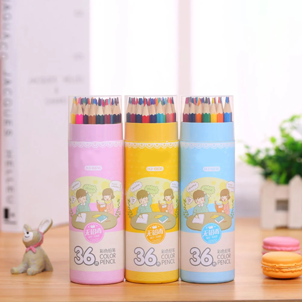 

36pcs Colored Pencils for Kids Drawing School Supplies Colorful Children Pencil Students Tool