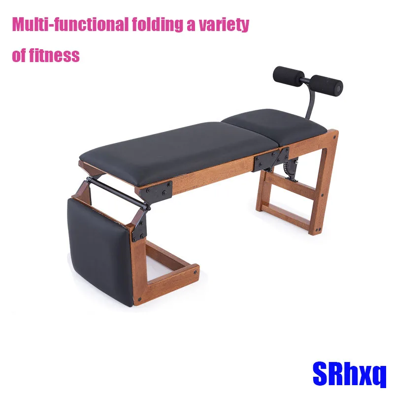 Adjustable Dumbbell stool, abdominal fitness equipment, sit-up training equipment, can be folded