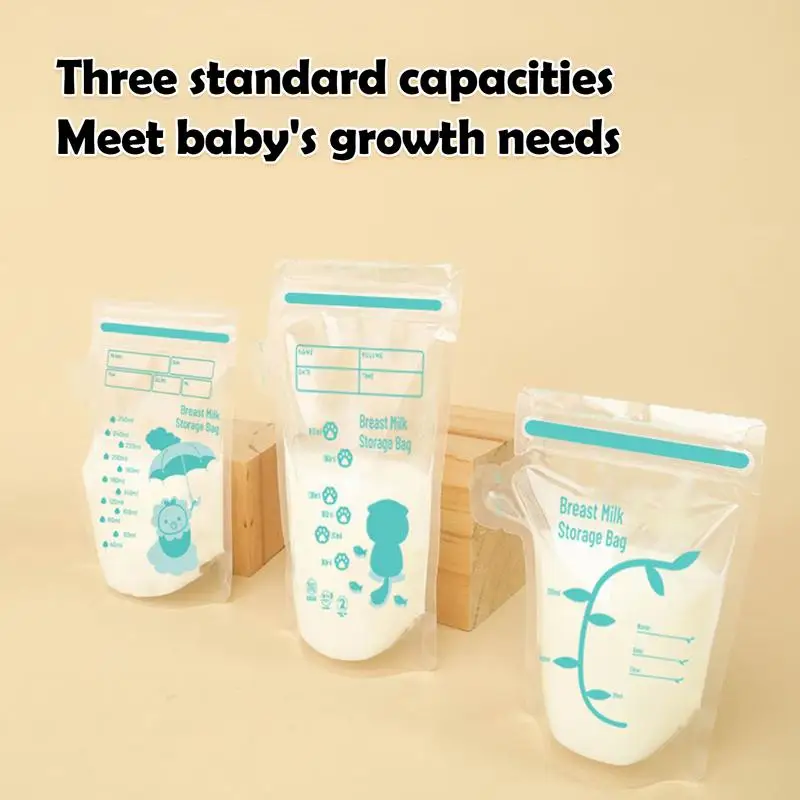 

Breastmilk Storage Bags Milk Freezer Bags 30 pcs Large Capacity Breastmilk Bags for Refrigeration Freezing Pumping Breastfeeding