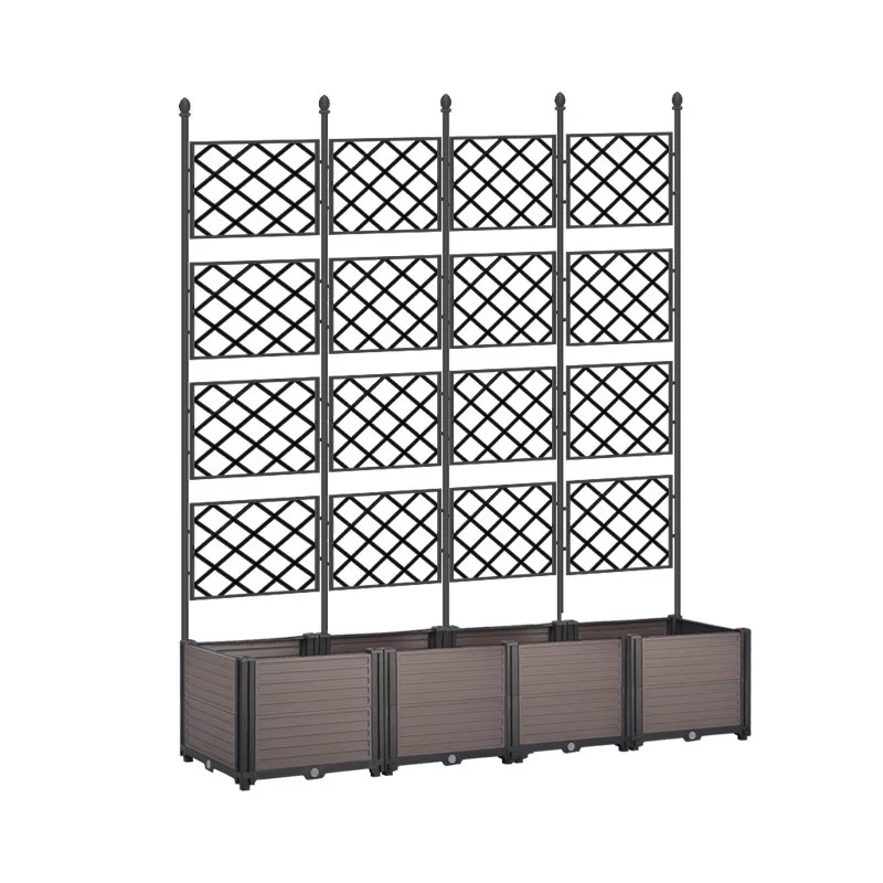 *Screen climbing frame Support frame European wrought iron climbing Clematis screen flower fixed rose climbing