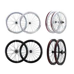 JKlapin 16Inch 74x112MM 349 External 7Speed 30MM 6Pawls Wheelset 4 Bearing Alloy Wheels Rims For Brompton Bicycle