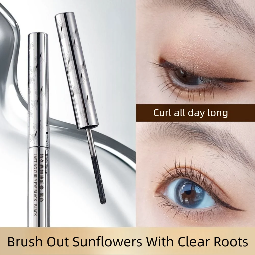 มาสคาร่าสีดํากันน้ําติดทนนานมาสคาร่าครีม Curling หนา Lash Extension ยาวขนตา