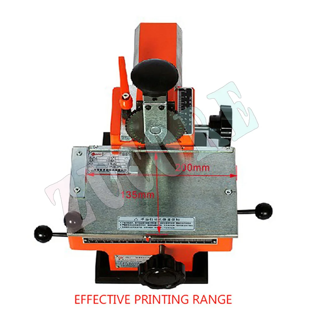 Small semi-automatic nameplate marking Manual marking Embossing Metal sign engraving