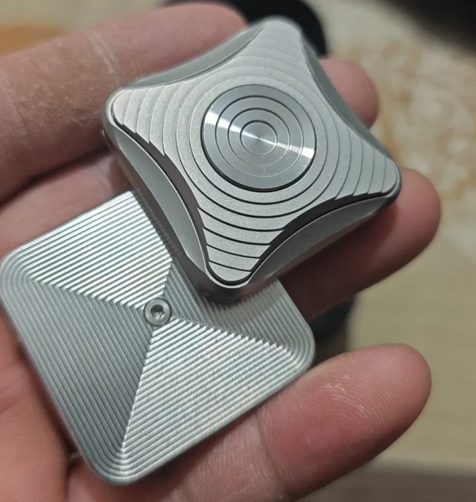 Used EDC Nine handed Formula Unlimited Push Plate Stainless Steel Fingertip gyroscope Decompression toys
