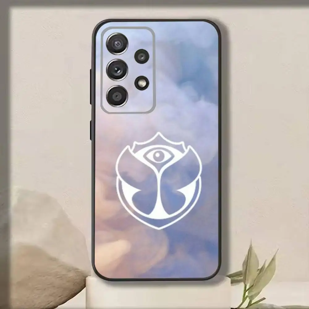 เคสโทรศัพท์ T-Tomorrowland สำหรับ Samsung S25,S24,S21,S22,S23,S30,Ultra,S20,Plus,Fe,Note,10,9,5G สีดำ