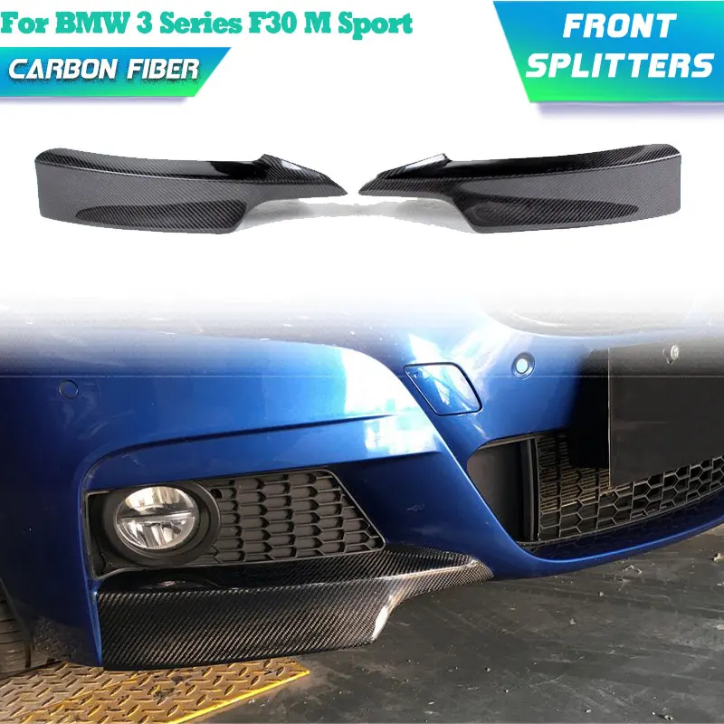 

Carbon Fiber Car Front Bumper Splitters for BMW 3 Series F30 M Sport 320i 328i Sedan 2013-2017 Racing Front Splitter Body Kit
