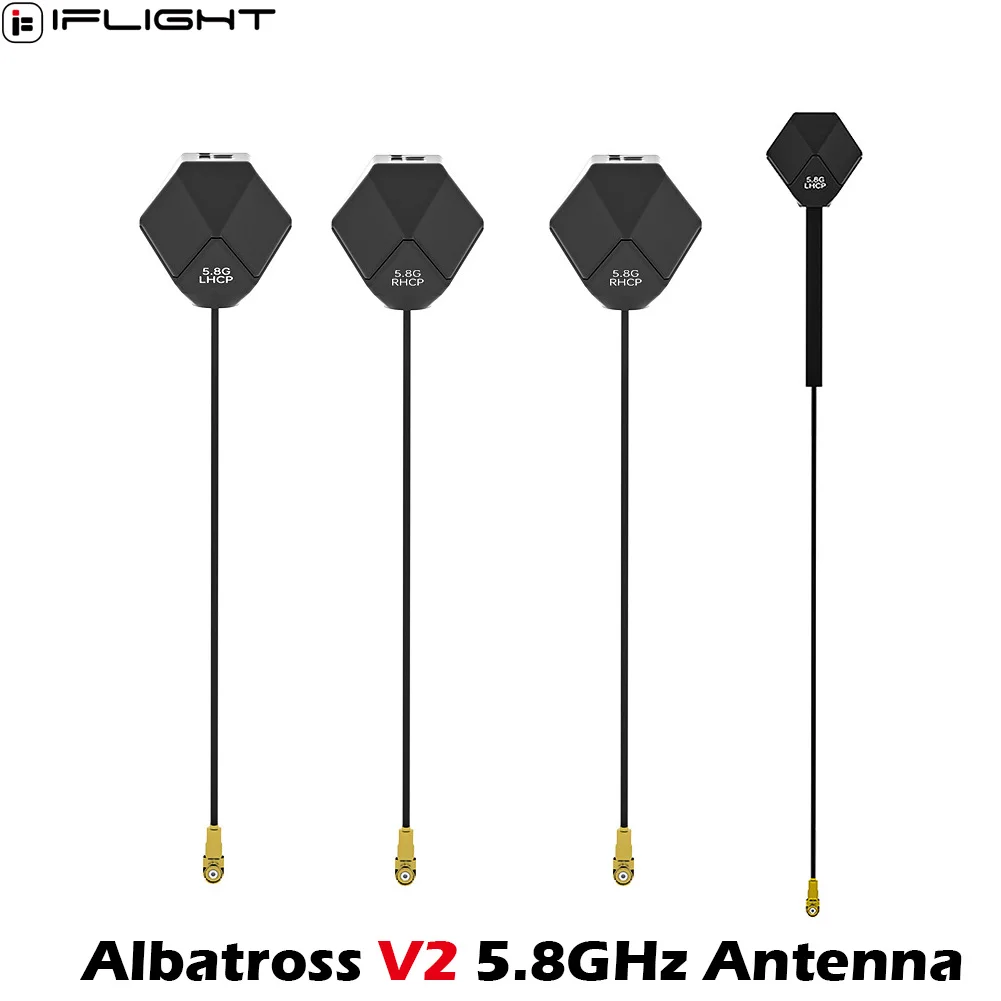 IFlight Albatross V2 5.8GHz 2.4dBi Antenna UFL / 90° MMCX LHCP RHCP 65mm/130mm/150mm/170mm for FPV Racing Drone Part