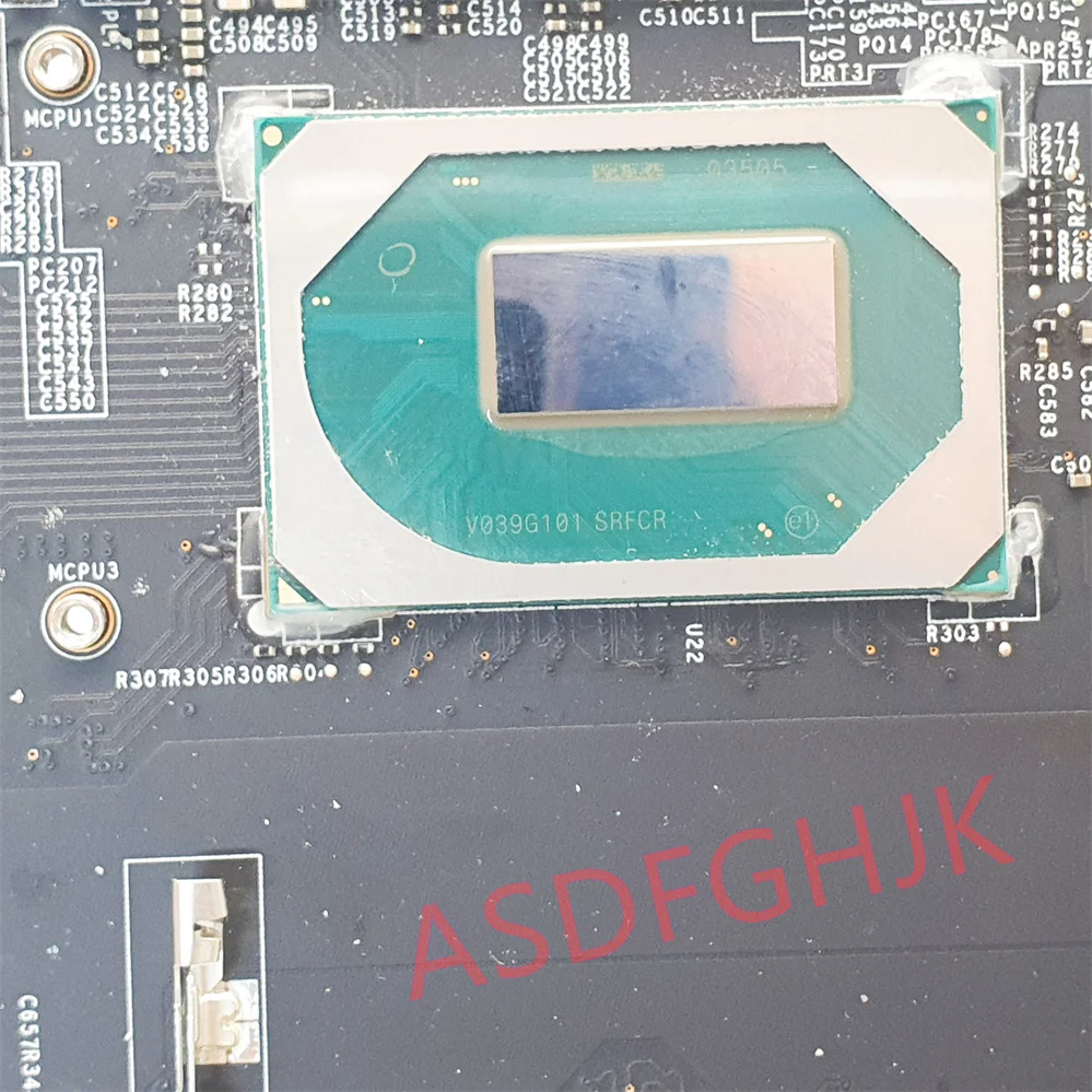 MS-17F41 pour carte mère d'ordinateur portable MSI GF75 avec processeur I5-9300H et GTX1650M expédition rapide