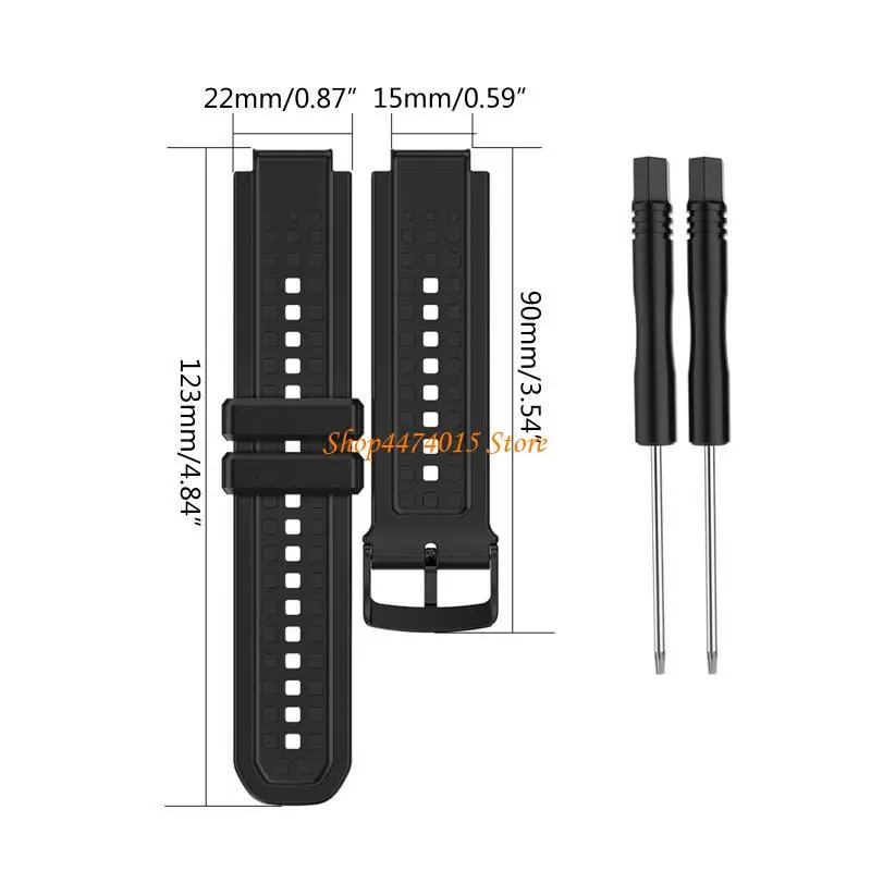 K1AA for Forerunner 25 ذكر سوار متين للعروع العازلة القابلة للتعديل سوار ذكي قابلة للتعديل