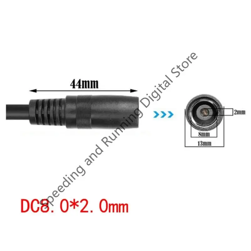 16AWG 10A DC Power Cable Male Female Plug DC8020 8.0x2.0mm Solar Panel Power Adapter Extension Cable For Camera CCTV Led Strip