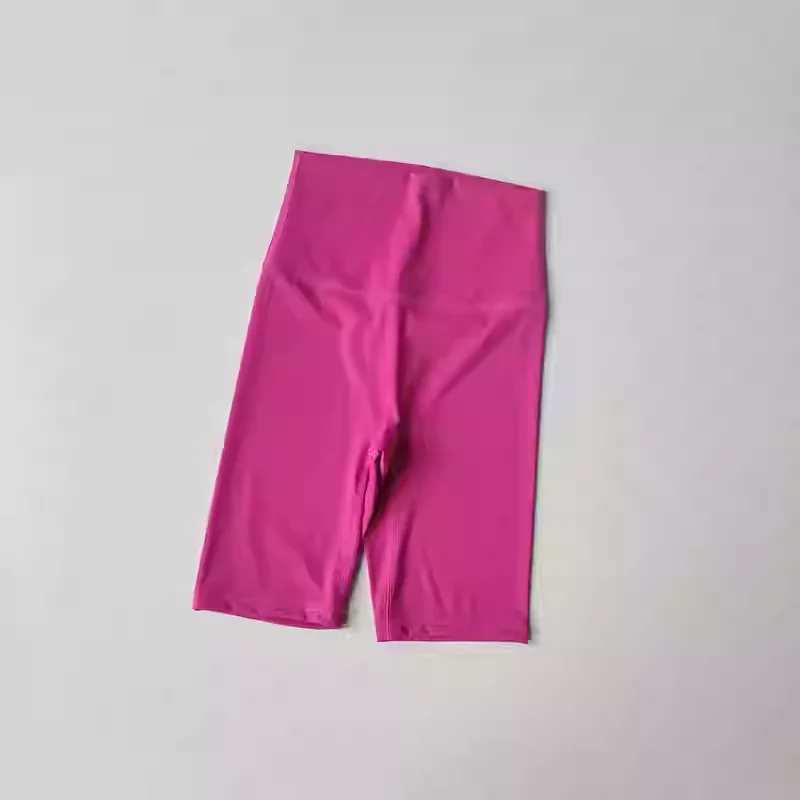 Damen High-Waist Enge Radhose mit „Naked Feeling“-Gefühl, Atmungsaktive Yoga-Sportshorts, Sommer-Laufshorts, Hochwertige Fitness-Shorts – Detail 10