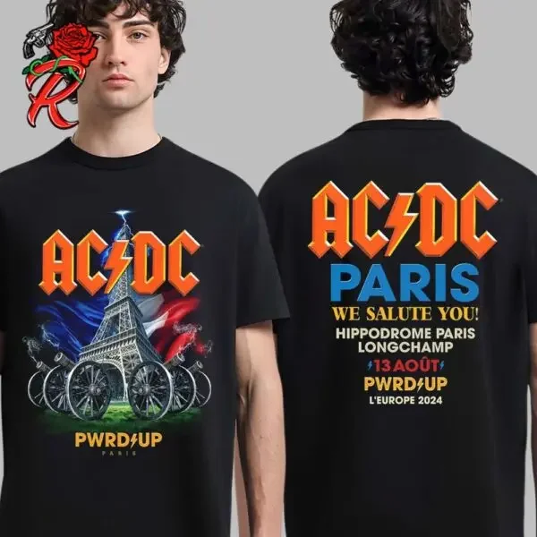 Fashion Classic Rock Band ACDC Street Trend Designer Print Pattern Pure Cotton High Quality Unisex Harajuku Leisure Sports
