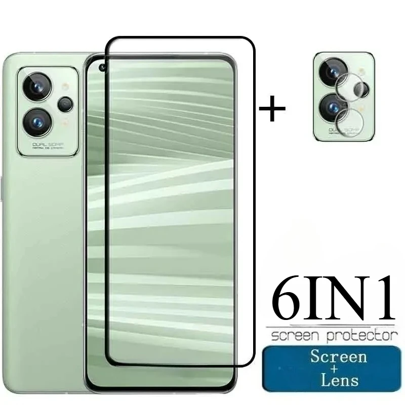 

Стекло 4 в 1 с полным покрытием для OPPO Realme 15 14 13 12 11 Pro, GT 7 6 5 3 2 Pro, GT Neo 6 5 SE Защитная пленка для экрана телефона