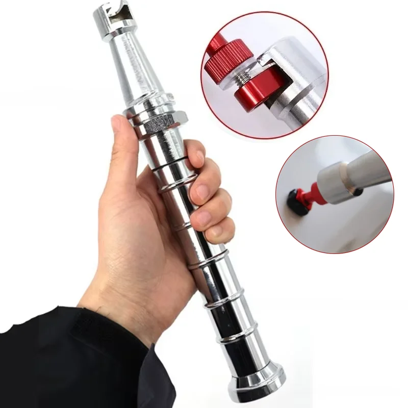 26-43cm Carbon Steel Telescopic Anti Slip Hammer Car Dent Repair Puller For Hail Damage Door Dings Paintless Dent Removal Tool
