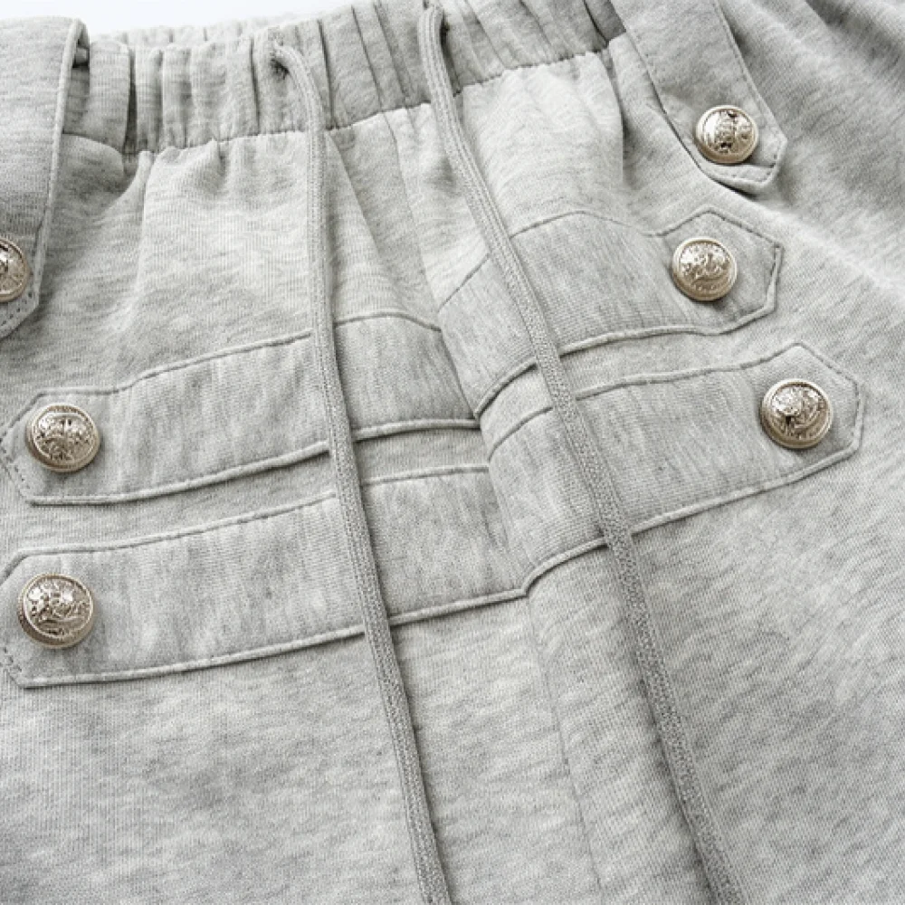 Mens Casual Loose Wide Leg Sweatpants Adjustable Cinch Bottom Straight Fit Trousers Embroidery Detail Fashion Urban Sportswear