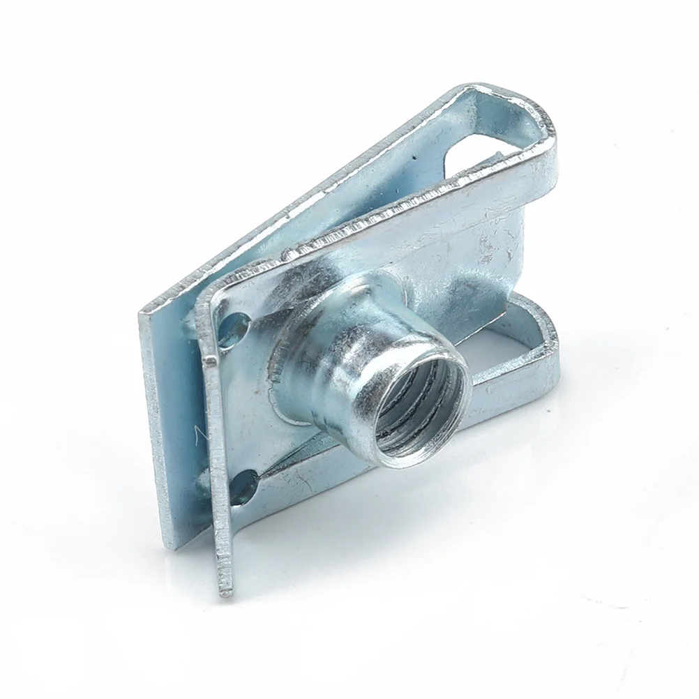 

10Pcs Clip Nut Fasteners High Strength Elastic U Nut for Panel Bumper Wiring Manganese Steel Motorcycle U Clip