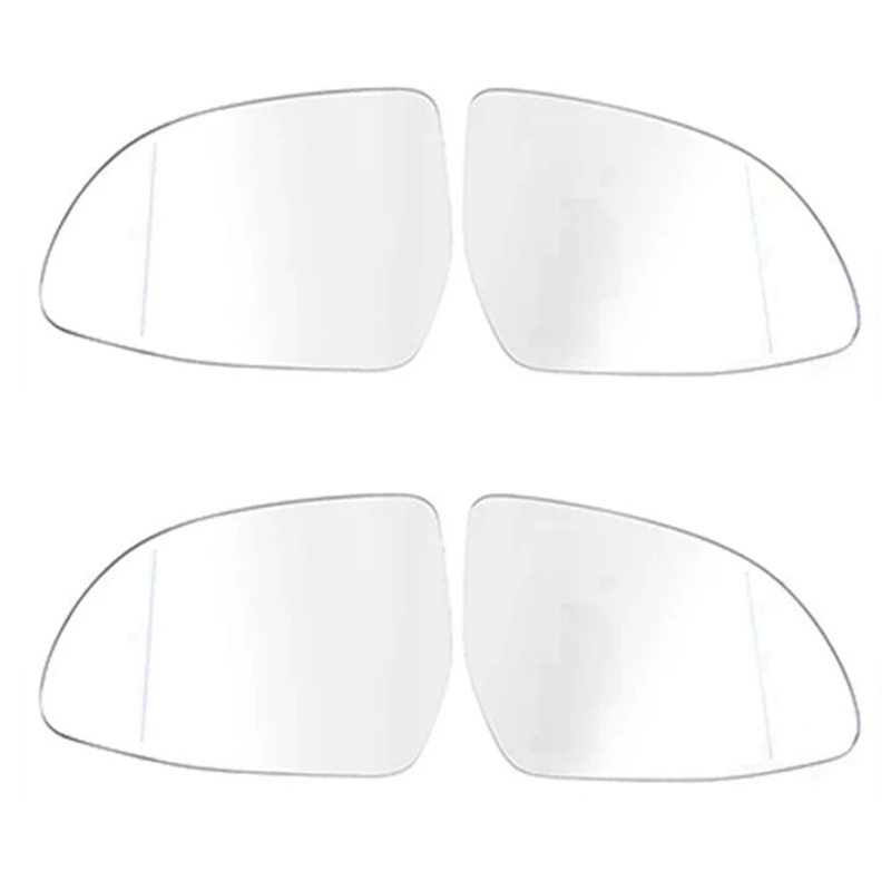 2Pair Heated Rearview Mirror Glass Lens For BMW X3 G01 X4 F26 G02 X5 F15 G05 X6 F16 G06 2013-2020 Side Door Wing Mirror