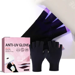 2pcs Anti Uv Rays Protect Gloves Nail Gloves Led Lamp Nail Uv Protection Radiation Proof Glove Manicure Nail Art Tools